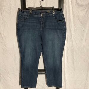 Style & Co. Deep Indigo Cropped Jeans